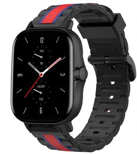 Strap-it Xiaomi Amazfit GTS 2 Special Edition Band (zwart/rood)