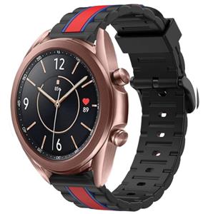 Strap-it Samsung Galaxy Watch 3 41mm Special Edition Band (zwart/rood)
