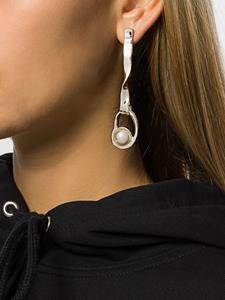 Coup De Coeur soepele oorhangers met parel - Zilver