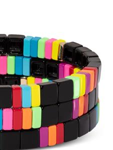 Roxanne Assoulin Midnight Rainbow bracelets (set of three) - Zwart