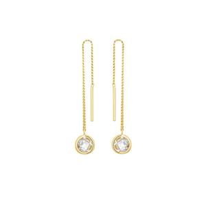 amor Oorbellen voor dames, goud 375, zirkonia synth.