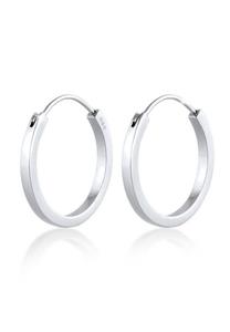 Elli PREMIUM Dames Creolen Elli Basic Minimal Blogger in 925 Sterling Zilver