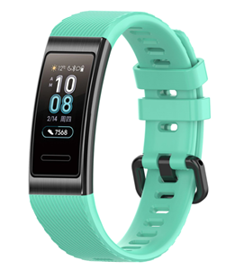 Strap-it Huawei band 3 / 4 Pro silicone band (aqua)