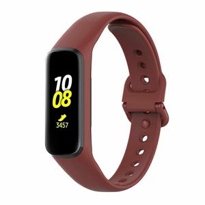 Strap-it Samsung Galaxy Fit 2 siliconen bandje (bordeaux)