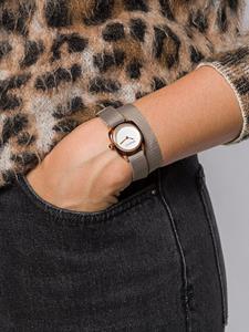 Clubmaster horloge - Beige