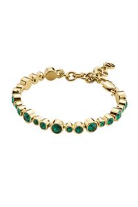 Dyrberg/Kern Teresia Bracelet, Color: Gold/Green, Onesize, Women