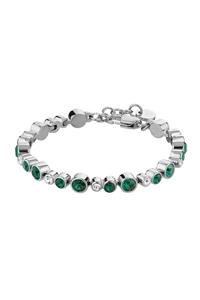 Dyrberg/Kern Teresia Bracelet, Color: Silver/Green, Onesize, Women
