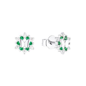 Prinzessin Lillifee Oorbellen voor meisjes, 925 Sterling zilver, zirkonia synth. | vlinder