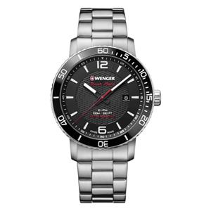 Wenger 01.1841.104 Heren Horloge Swiss-made 44mm 10 ATM
