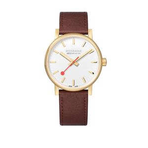 Mondaine MSE.40111.LG Heren Horloge 40mm 3ATM