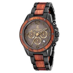 Spinnaker Vessel Wood Chronograph | SP-5027-44