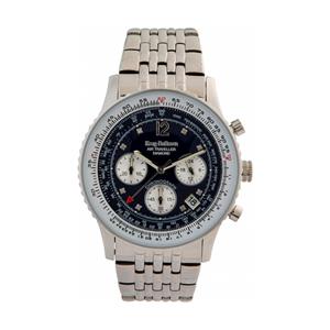 Krug Baümen Krug Baumen Air Traveller Diamond 400304DS Heren Horloge 40mm 3 ATM