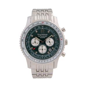 Krug Baümen Krug-Baumen Air Traveller Diamond 46mm 600308DS Heren Horloge