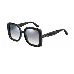 Jimmy Choo CAIT/S NS8 BLACK GLTTR Zonnebril Dames 54x20x145