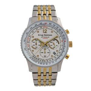 Krug Baümen Krug Baumen 410102DS Air Traveller Diamond Heren Horloge 40mm