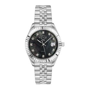 Gevril GV2 Naples Women's Black Dial Steel Watch 12407