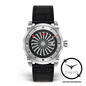 Zinvo Archived Refurbished  Blade Rotating Turbine Automatic 44mm Edelstaal | Silver 215