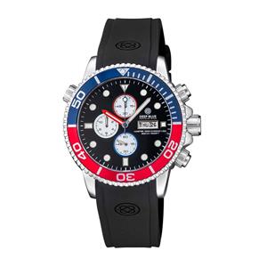 Deep Blue Master 1000 M1KUSACHRPEPBLKSTRP Chronograph Diver 45mm 20 ATM
