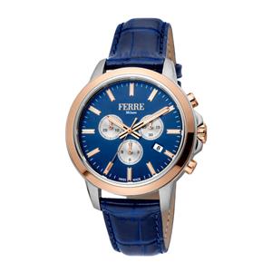 FERRE Milano Heren Horloge FM1G153L0041 44mm 10 ATM Swiss-Made