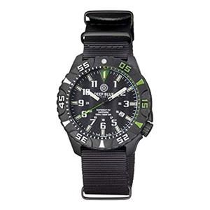 Deep Blue Daynight Diver Tritium Green