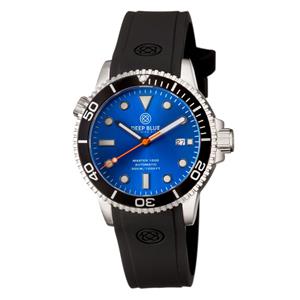 Deep Blue MASTER 1000 AUTOMATIC DIVER BLACK BEZEL -BLUE SUNRAY DIAL