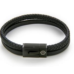 Men's Genuine Nappa Leather Bracelet MM10822BB