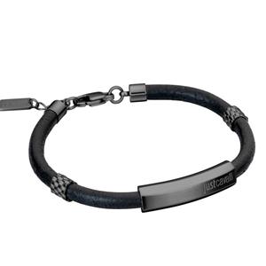Just Cavalli Armband JCBR50010200 Heren Leather 225mm x 6mm