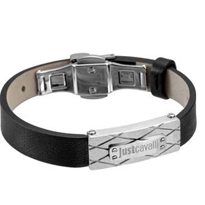 Just Cavalli Armband JCBR50040200 Heren Leather 200mm x 10mm