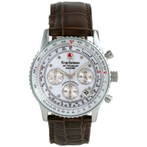 Krug Baümen Krug Baumen Air Traveller Diamond 400501DS Heren Horloge 40mm 3 ATM