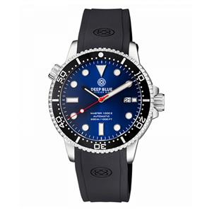 Deep Blue MASTER 1000 II 44MM AUTOMATIC DIVER BLACK CERAMIC BEZEL -DARK BLUE SUNRAY DIAL
