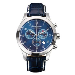 Fromanteel Certified Refurbished Refurbished Fromanteel Amsterdam Chrono Nautique Blue A-0243-011 Heren Horloge 42mm