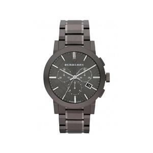 Burberry Chronograph City Men Black Staal 42MM | BU9354