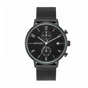 Montgomery MG900 Chronograaf Zwart Mesh | 10090106