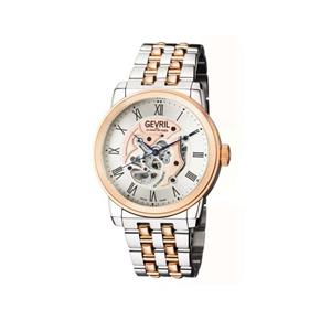 Gevril Men's Vanderbilt Silver Dial Stainless Steel Watch 2693S Heren Horloge