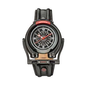 Gevril GV2 Triton Men's Black Dial Calfskin Leather Watch 3401 Heren Horloge
