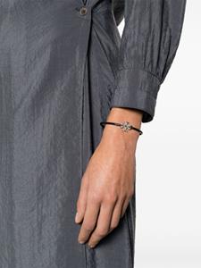 Tory Burch Eleanor Double T hinged bracelet - Zwart