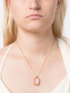 Alighieri Halsketting met fresco vignet - Roze