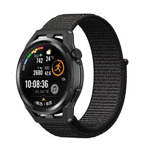 Strap-it Huawei Watch GT nylon band (zwart)