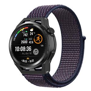Strap-it Huawei Watch GT nylon band (paars-blauw)