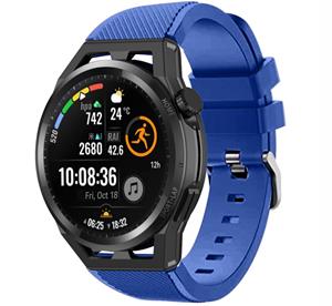 Strap-it Huawei Watch GT siliconen bandje (blauw)