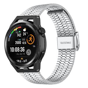 Strap-it Huawei Watch GT roestvrij stalen band (zilver)