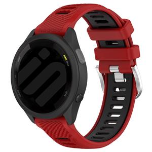 Strap-it Garmin  Forerunner 245 sport gesp bandje (rood/zwart)