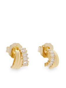 Kenneth Jay Lane crystal-embellished stud earrings - Goud