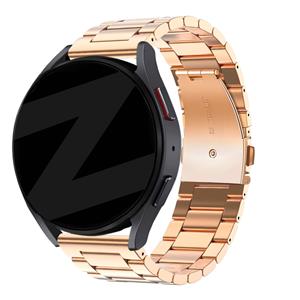 Bandz Samsung Galaxy Watch 3 41mm stalen band 'Classic' (roségoud)
