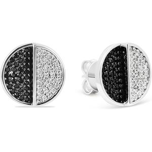 JETTE Paar Ohrstecker JETTE Damen-Ohrstecker 925er Silber 124 Zirkonia
