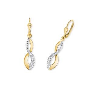 Amor Oorbellen voor dames, goud 585