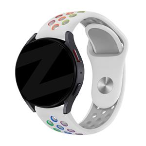 Bandz Polar Pacer sport band 'Deluxe' (wit/rainbow)