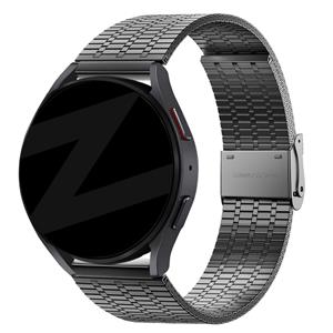 Bandz Amazfit GTS 3 verstelbare stalen band (zwart)