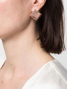 Swarovski Enkele oorbel - Oranje