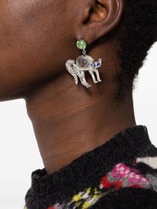Marni Kattenvormige oorbellen - Zilver